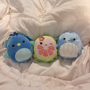 5” Squishmallow Bundle - Priscilla, Lena, and Samir